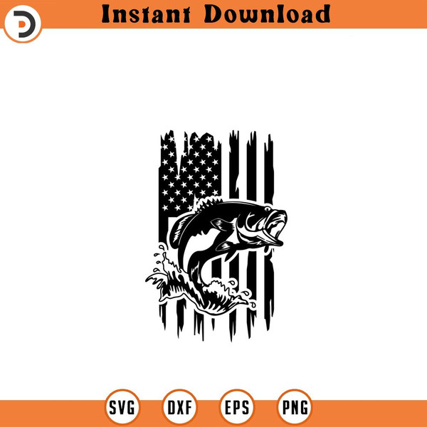 SVG210524100-US flag Fishing SVG file Silhouette flag f.jpg