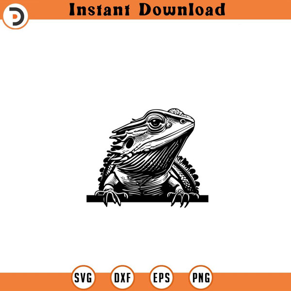 SVG210524203-Bearded Dragon svg Wild Animal Clipart K.jpg