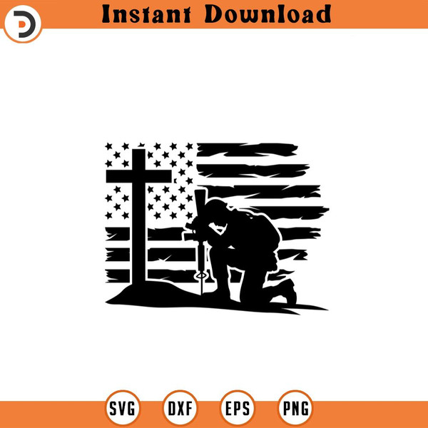 SVG210524661-US Soldier Kneeling Praying at Cross Svg F.jpg