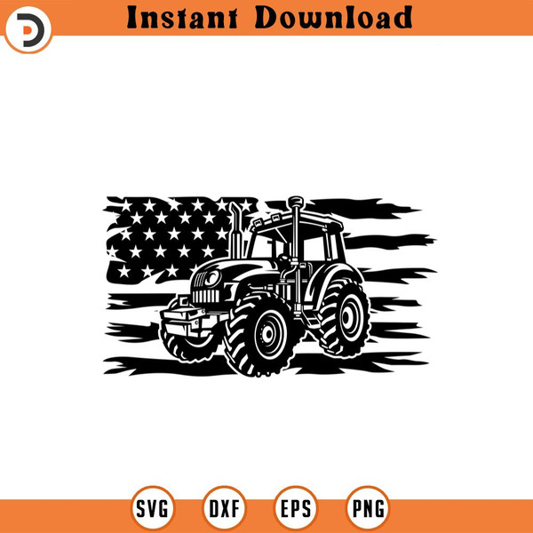 SVG210524671-USA Farm Tractor SVG File US Tractor Svg.jpg