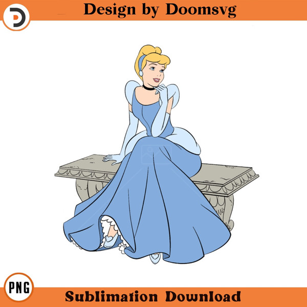 SH753-Cinderella Bench Cartoon Clipart Download, PNG Download Cartoon Clipart Download, PNG Download.jpg