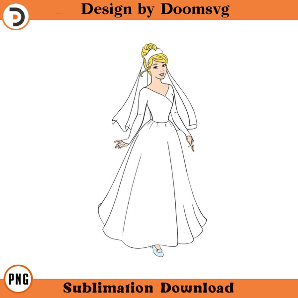 SH853-Cinderella Wedding Cartoon Clipart Download, PNG Download Cartoon Clipart Download, PNG Download.jpg