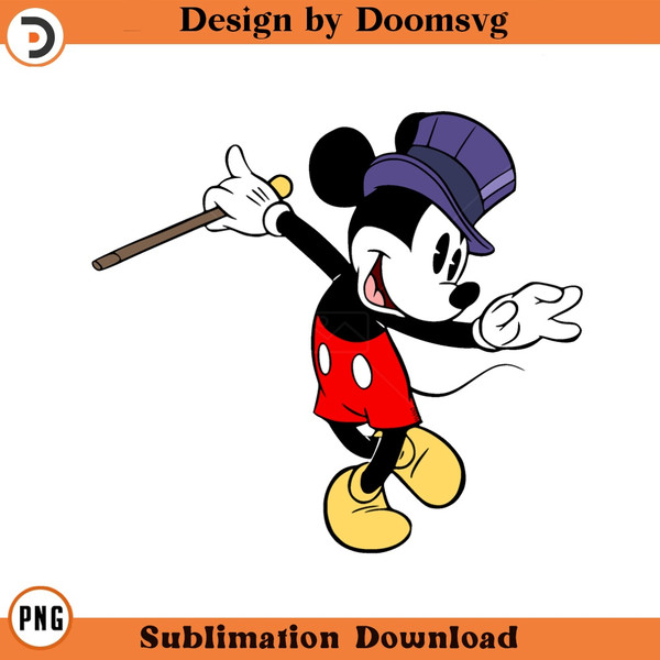 SH1003-Classic Mickey Magician Cartoon Clipart Download, PNG Download Cartoon Clipart Download, PNG Download.jpg
