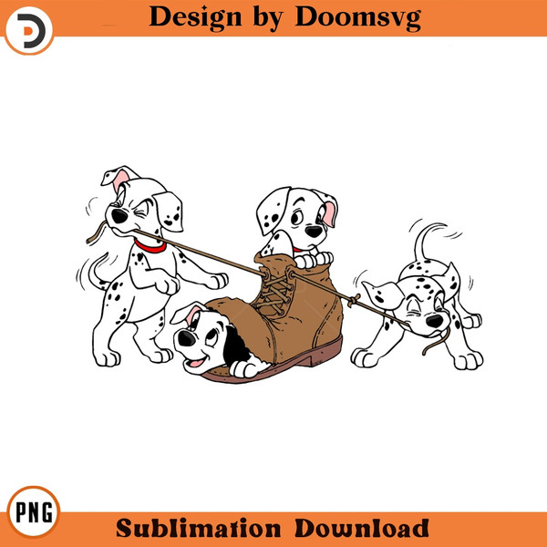 SH1554-101 Dalmatians Boot Cartoon Clipart Download, PNG Download Cartoon Clipart Download, PNG Download.jpg