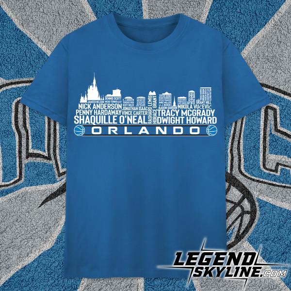 Orlando Basketball Team All Time Legends,Orlando City Skyline shirt.jpg