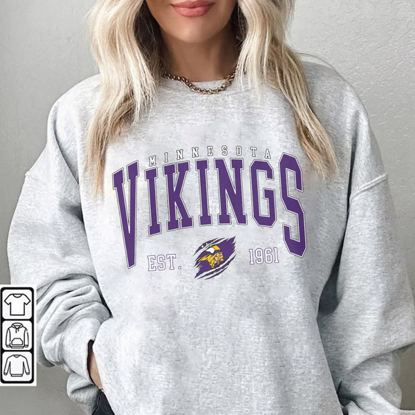 Vintage Minnesota Vikings Sweatshirt, Minnesota Shirt, Minnesota Vikings Shirt, Minnesota Football Shirt, NFL Shirt, Unisex Shirt.jpg