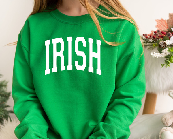 St. Patricks Day Sweatshirt, Irish Sweatshirt, Shamrock Hoodie, Shamrock Sweatshirt, Irish Day Tee, St Pattys Gift, Irish Shirt gift for her.jpg