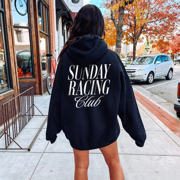 Sunday Racing Club Hoodie UNISEX Paddock Club Formula One Merch Aesthetic F1 Oversized Hoodie Formula 1 Gifts for Him Her Racing Clothes.jpg