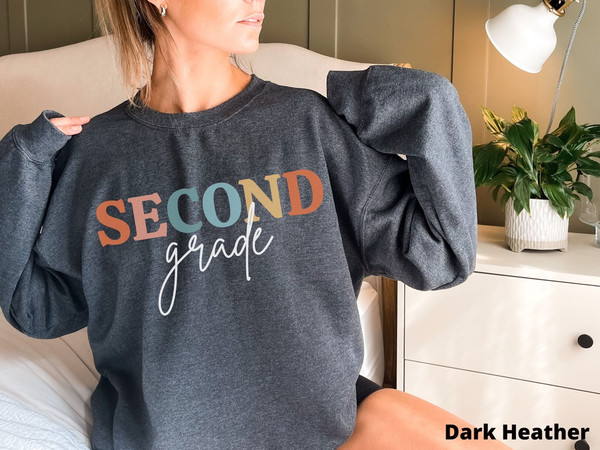 Second Grade Teacher Sweatshirt 2nd Grade Teacher Second Grade Teacher Shirt Second Grade Team Shirts Teacher Gift Teacher Appreciation Gift 5.jpg