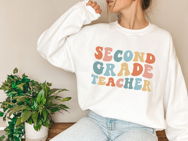 Second Grade Teacher Sweatshirt 2nd Grade Teacher Second Grade Teacher Shirt Second Grade Team Shirts Teacher Gift Teacher Appreciation Gift.jpg