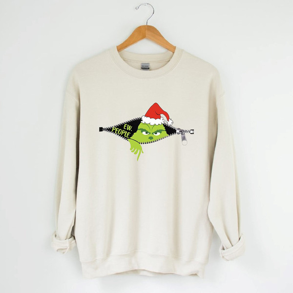 Ew People Christmas Sweatshirt, Funny Grinch Sweatshirt, Grinchmas Sweatshirt, Merry Christmas Sweatshirt, Grinch Stole Christmas.jpg