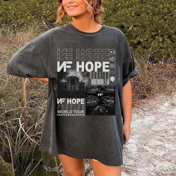 Vintage NF Rapper T-Shirt, Hope Album Shirt, NF Hope Shirt, NF Tour Shirt, 90s Bootleg Tee, Rapper Fan Shirt, 2023 Concert Shirt For Fan.jpg