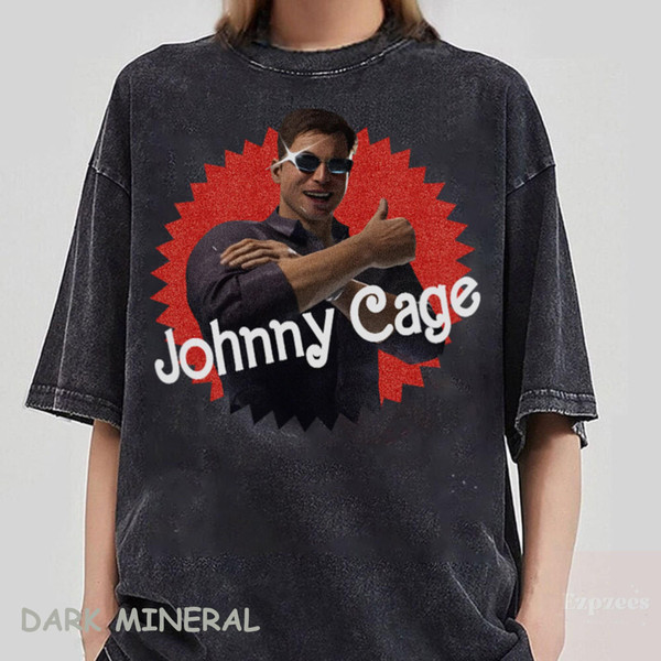 Johnny Cage Shirt, Funny Johnny Cage Barbie Shirt, Johnny Cage Mortal Kombat, Video Game Shirt, Johnny Cage MK1, Kenshi Takahashi.jpg