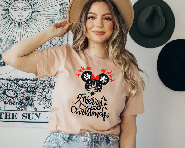 Merry Christmas Disney Shirt, Merry Christmas 2023 Disney Tee, Minnie Christmas Tee, 2023 Disney Christmas Shirt.jpg