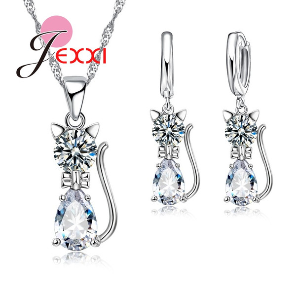 XKVwFast-Shipping-Retail-Romantic-Engagement-Silver-Cute-Cat-Jewelry-Sets-Necklace-Earrings-With-Austrian-Crystal-For.jpg