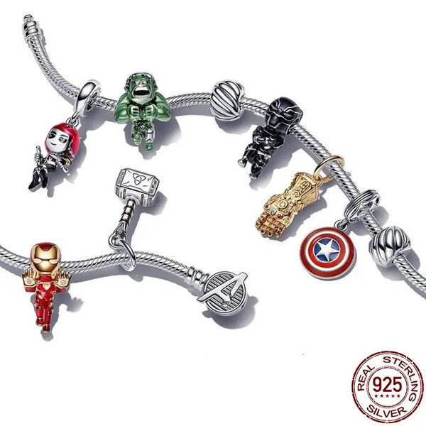 4lXh2024-Hot-sell-Spider-Man-Charm-S925-Sterling-Silver-New-Captain-America-Charm-Bracelet-Paired-with.jpg