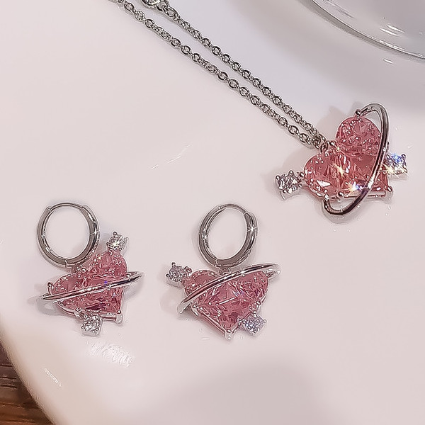 HWm7New-Fashion-Earrings-Necklaces-Set-for-Women-Heart-shaped-Zircon-Pink-Crystal-Pendant-Necklace-Women-s.jpg