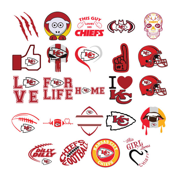 Kansas City Chiefs Bundle Svg, N F L Teams Svg, N F L svg, Football Svg, Sport bundle Svg Cricut File.jpg