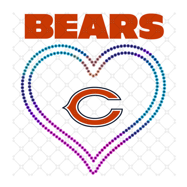 Chicago Bears Heart Svg, Sport Svg, Chicago Bear.png