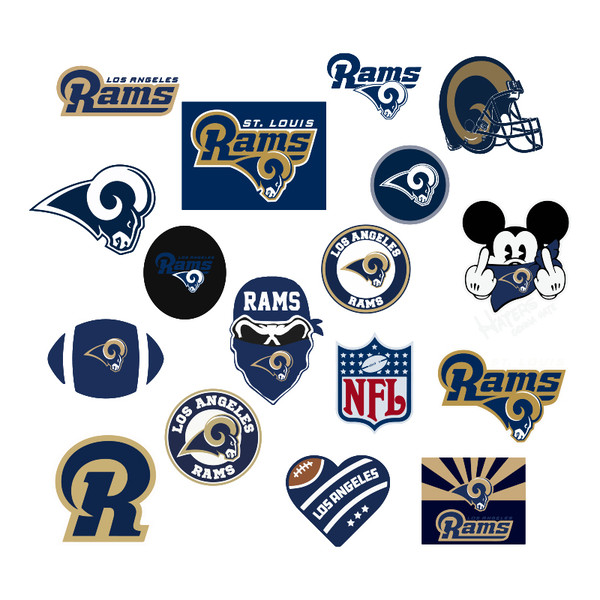 Los Angeles Rams Bundle Svg, N F L Teams Svg, N F L svg, Football Svg, Sport bundle Svg Cricut File 2.jpg