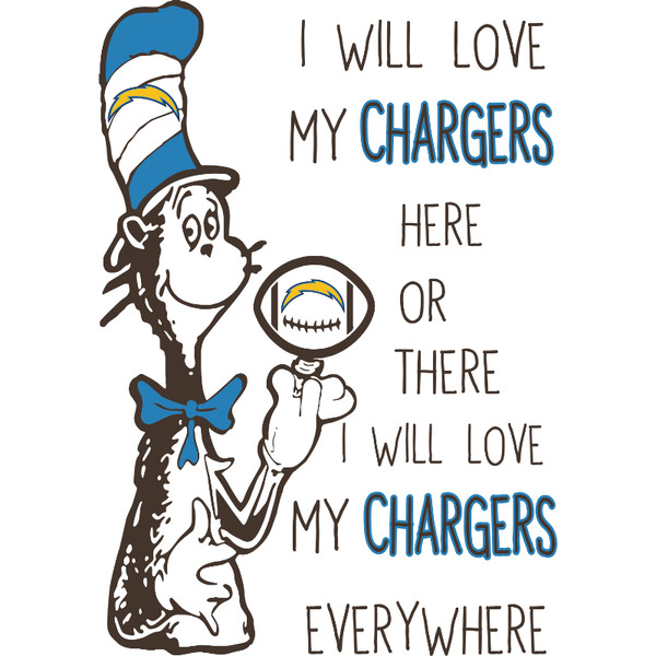 SL300620280-I Will Love My Chargers Here Or There, I Will Love My Chargers Everywhere Svg, Football Svg, NFL Svg, Cricut File, Svg, Los Angeles Chargers Svg, Dr