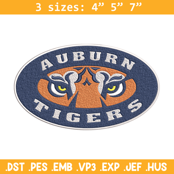 Auburn Tigers logo embroidery design, NCAA embroidery,Sport embroidery, logo sport embroidery, Embroidery design.jpg