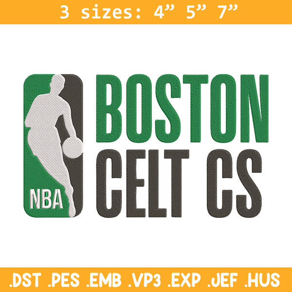 Boston Celtics logo embroidery design, NBA embroidery, Sport embroidery, Logo sport embroidery, Embroidery design..jpg