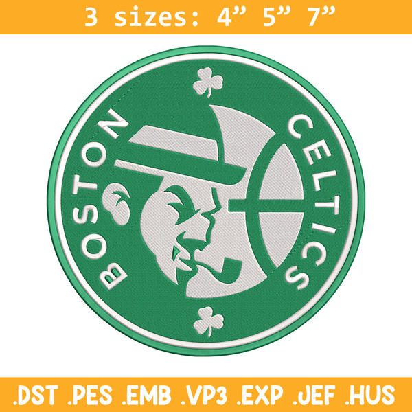 Boston Celtics logo embroidery design, NBA embroidery, Sport embroidery,Logo sport embroidery, Embroidery design.jpg