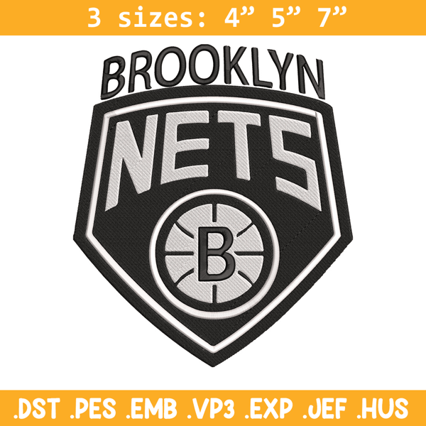 Brooklyn Nets logo embroidery design, NBA embroidery,Sport embroidery, Logo sport embroidery, Embroidery design.jpg