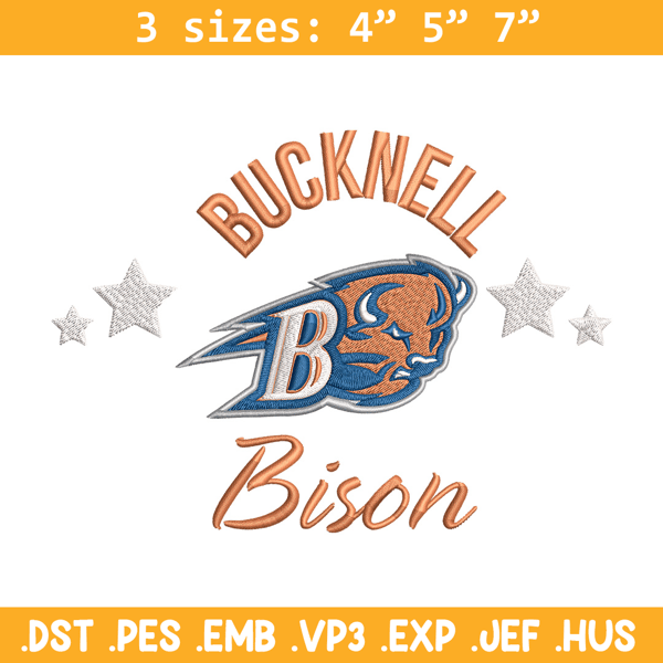 Bucknell Bison logo embroidery design,NCAA embroidery,Sport embroidery, logo sport embroidery,Embroidery design.jpg