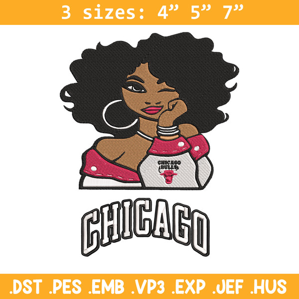Chicago Bulls girl embroidery design, NBA embroidery, Sport embroidery, Embroidery design, Logo sport embroidery.jpg