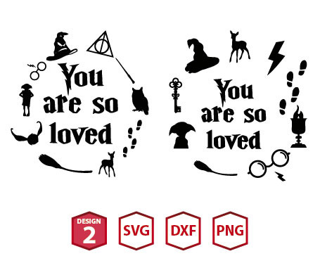 You Are So Loved, Harry Potter Svg, Harry Potter Svg, Magic Wizard Svg, Magic Wizard Svg School Movie Svg