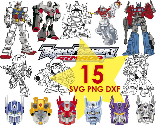 Transformers Svg, Autobots & Megatron Svg, Transformers Clipart