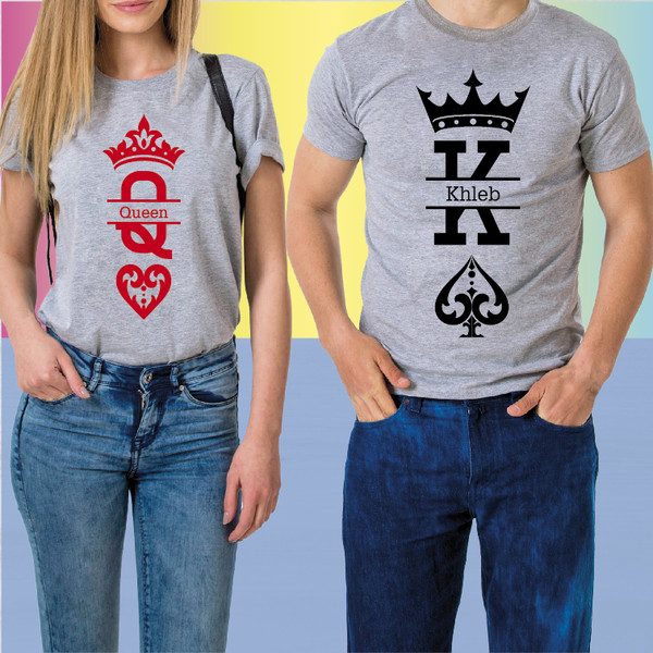 King and Queen SVG, Queen of Hearts Playing Cards Svg, King of Spades Cut files for Cricut Eps Dxf Png