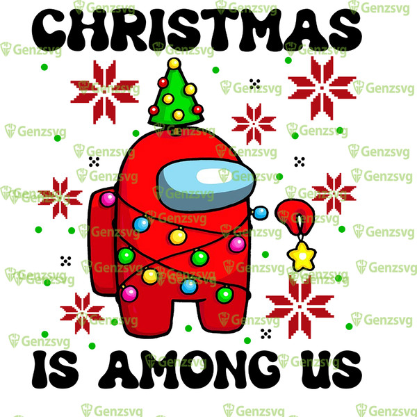 Christmas Is Among Us TShirt, Among Us Christmas TShirt, Imposter Christmas Funny TShirt.png