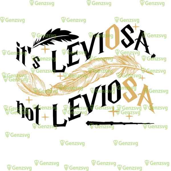 It's Le#viosa Not Le#viosa Tshirt, Wizard Funny Wand Tshirt, Her#mione Lovers Fan T-Shirt.png