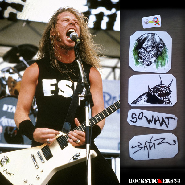 SO What guitar James Hetfield stickers decal.png