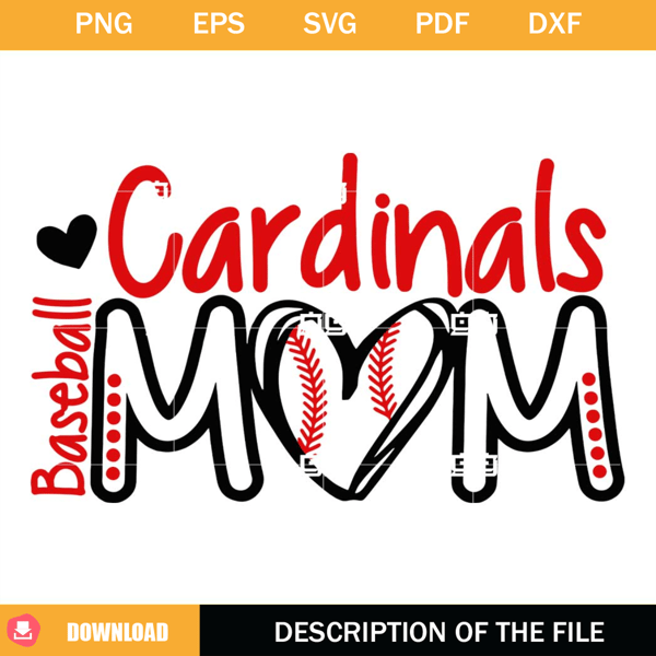 Caridinals Mom Svg, Baseball Mom Svg- Baseball Mom Svg.jpg