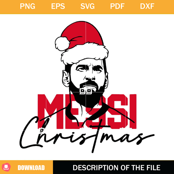 Messi 10 SVG, Lionel Messi Christmas SVG, Team Argentina SVG.jpg