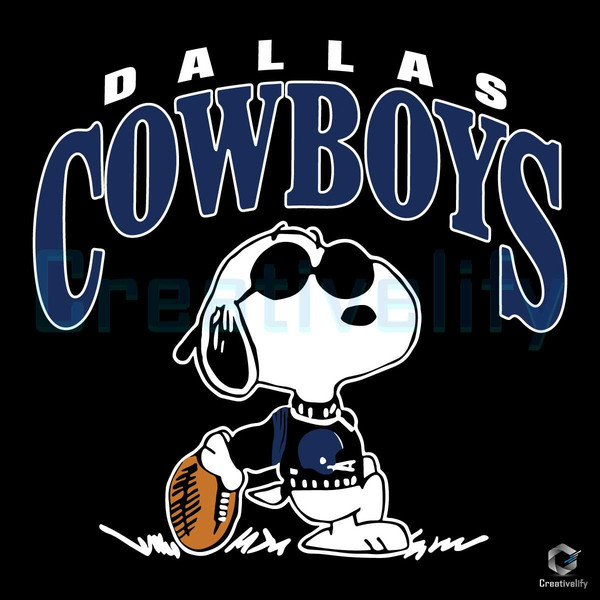 Snoopy Dallas Cowboys SVG NFL Football Vintage File.jpg