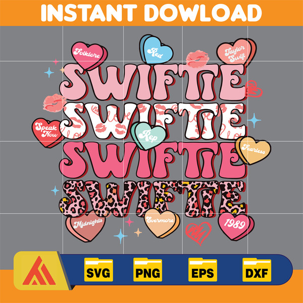 Swiftie Valentine Svg, Cute Romantic Valentine'S Day Svg, Heart Love Retro Svg, Swiftie Lover Valentine Svg, Happy Valentins Day Svg.jpg