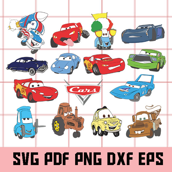 Cars Svg, Cars Cricut, Cars Cutfile, Cars Silhouette, Cars 3 Svg, Mcqueen Cut.jpg