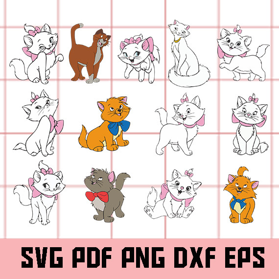 Aristocats svg, Marie.jpg