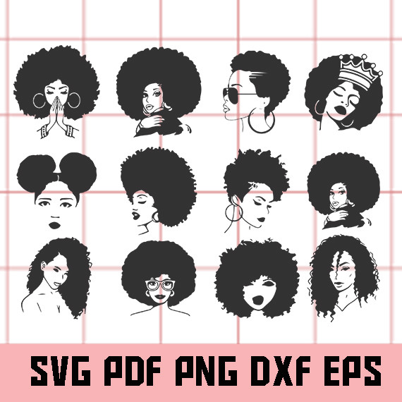 Afro Woman SVG, Afro Silhouette.jpg