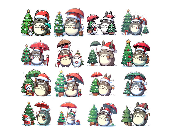 Anime Christmas Png, Manga Christmas Png, Totoro Christmas Png, totoro Png, png Sublimation, Digital Instant Download File.jpg