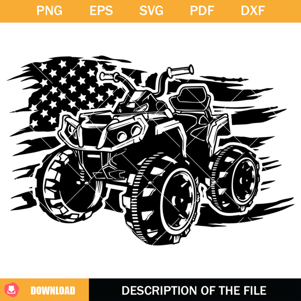 USA Atv Riding Svg, Dirt Riding Svg, Off Road Svg.jpg