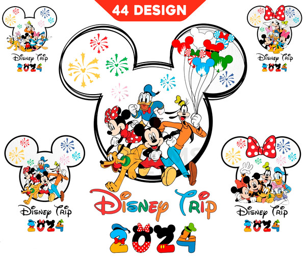 Disney Family Trip 2024 SVG PNG Crafting Magical Memories Together