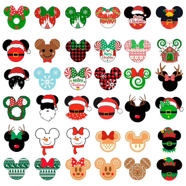 Enhance DIY with Christmas Mickey Mouse SVG Bundle Crafting