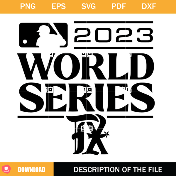 2023 World Series Texas Rangers SVG, World Series 2023 Champions SVG, World Series 2023 Champions SVG.jpg