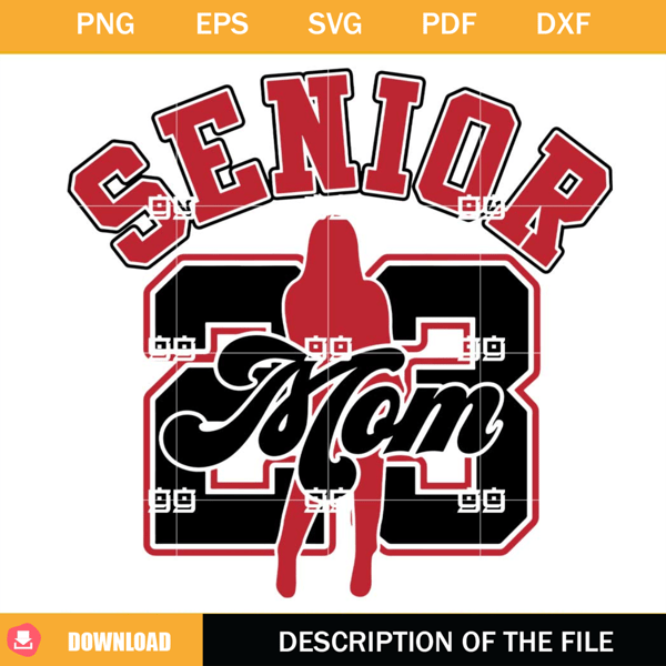 Air Senior 23 Mom SVG, Air Senior SVG, Mom Sport SVG.jpg